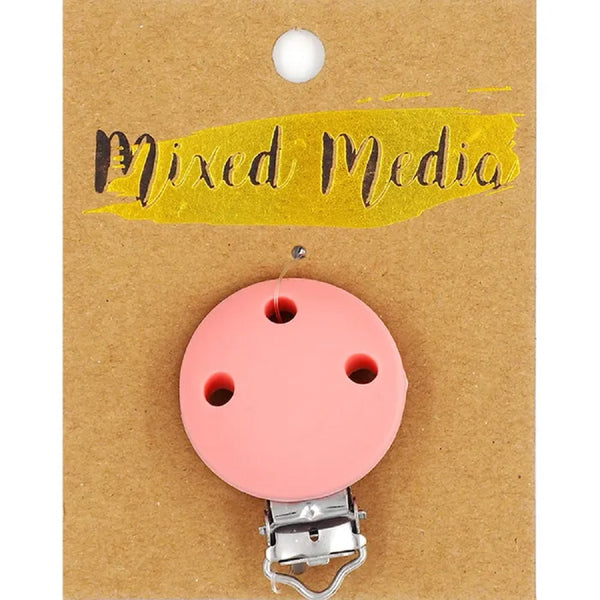 Pink Colour Round Silicon Dummy Clip